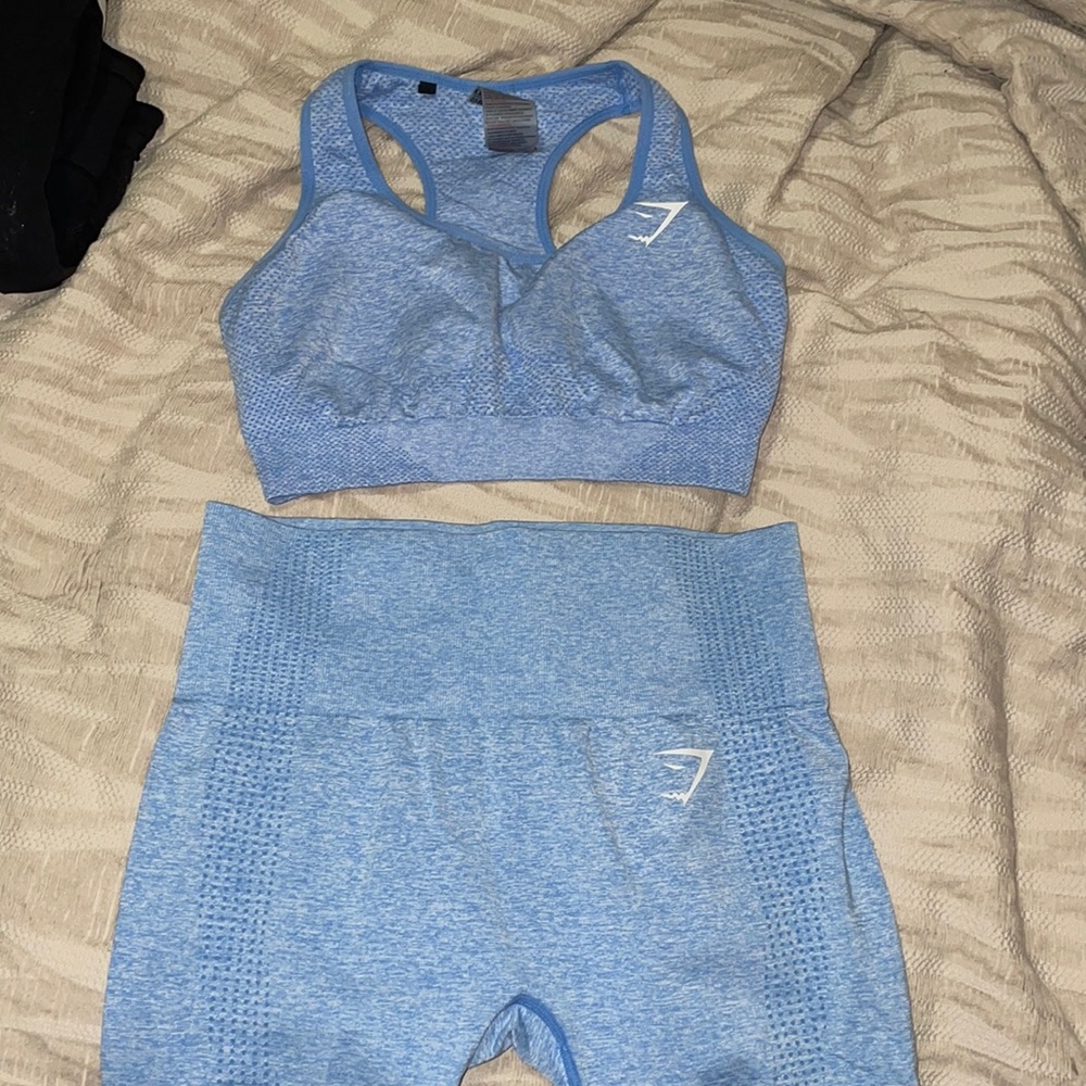 Gymshark light blue set